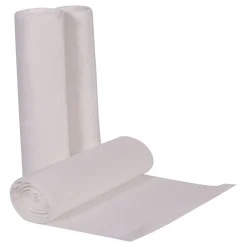 Online 28 in. x 45 in. 23 gal. 0.9 mil Linear Low Density Can Liners with Sizing - Clear (50/Box) Trash & Waste Bins