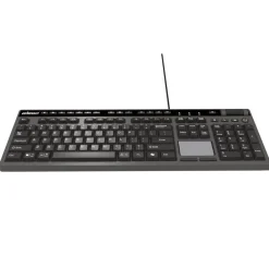 Sale CyberTouch Desktop Keyboard with Touchpad - Black Office Electronics & Batteries