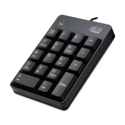 Outlet 18-Key Spill-Resistant Numeric Keypad - Black Office Electronics & Batteries