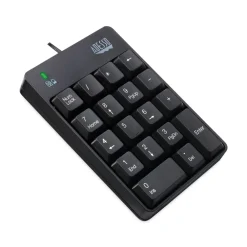 Outlet 18-Key Spill-Resistant Numeric Keypad - Black Office Electronics & Batteries