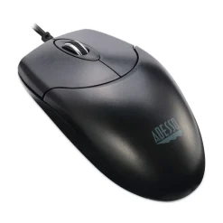 Online USB 2.0 3-Button Desktop Optical Scroll USB Mouse - Black Office Electronics & Batteries