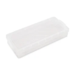 Discount 8.25 in. x 3.75 in. x 1.5 in. Super Stacker Pencil Box - Clear Pens, Pencils & Markers