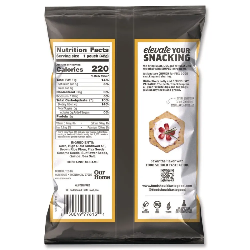 Sale 1.5 oz. Tortilla Chips - Multigrain with Sea Salt (24/Carton) Food And Snacks