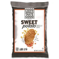 Online 1.5 oz. Tortilla Chips - Sweet Potato with Sea Salt (24/Carton) Food And Snacks