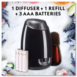 Best 62338-02034 0.67 oz. Essential Mist Starter Kit - Lavender and Almond Blossom (4/Carton) Odor Control