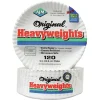 Online 9 in. Diameter Original Heavyweights Paper Plates - White (120/Pack, 8 Packs/Carton) Tabletop And Serveware