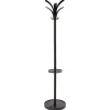 Outlet 13.75w x 13.75d x 66.25h Brio Coat Stand - Black Storage & Organization