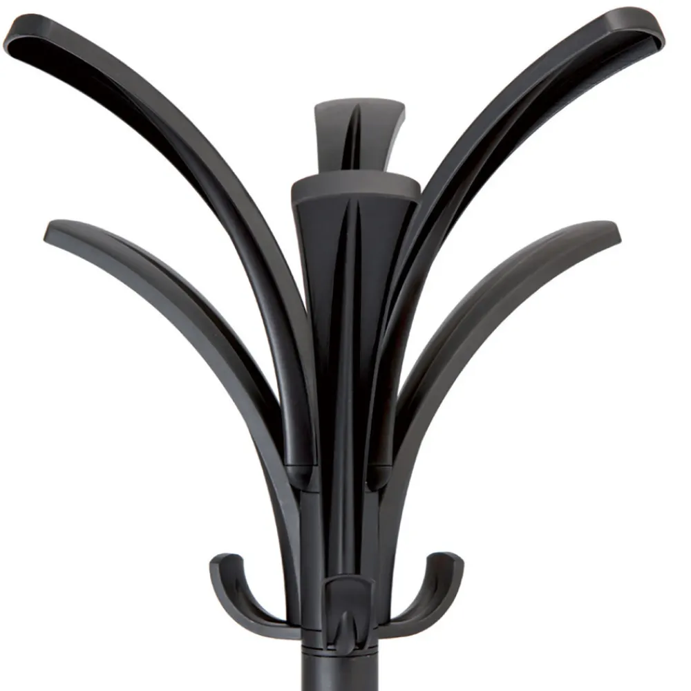 Outlet 13.75w x 13.75d x 66.25h Brio Coat Stand - Black Storage & Organization