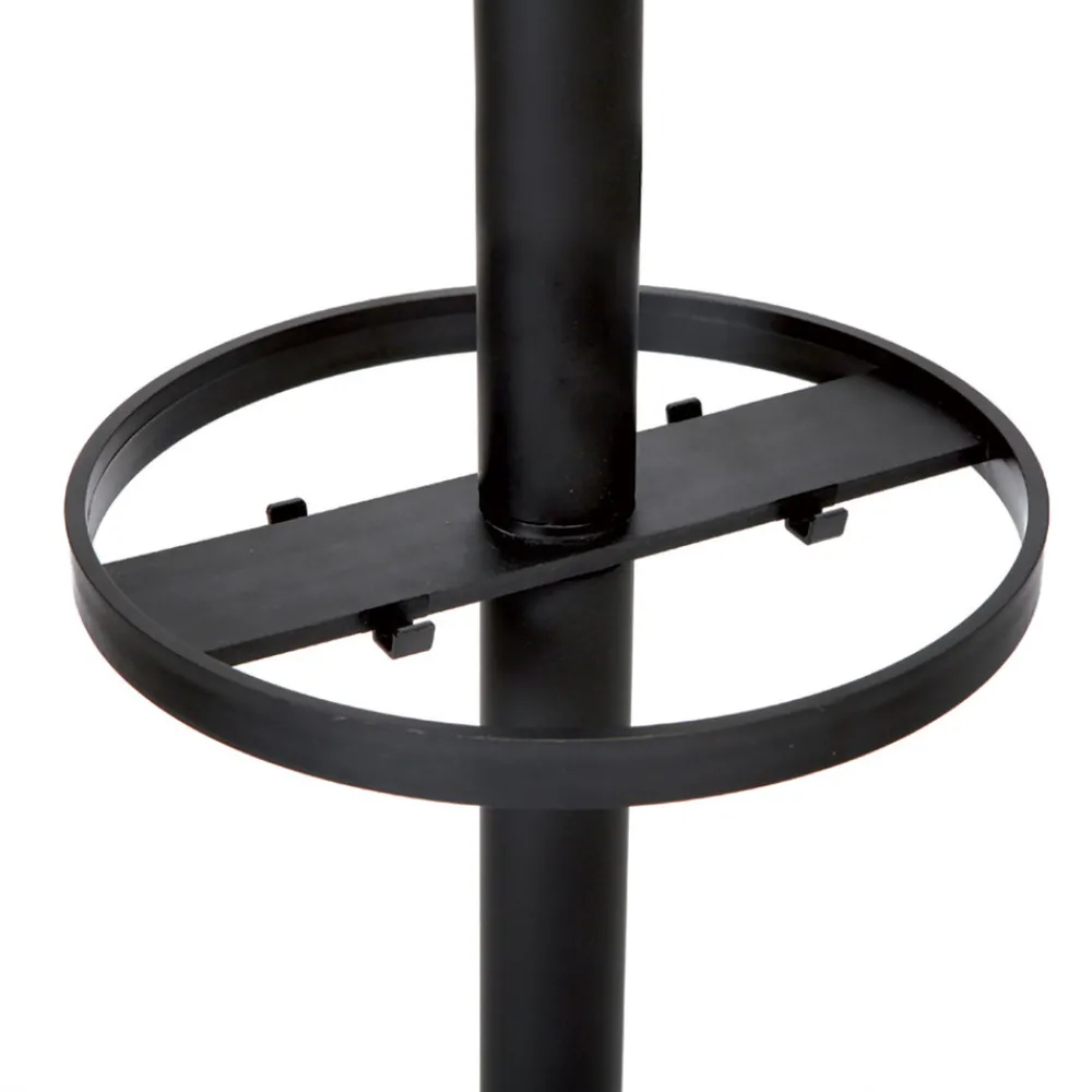 Outlet 13.75w x 13.75d x 66.25h Brio Coat Stand - Black Storage & Organization