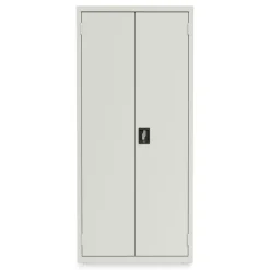Outlet 25771 30 in. x 15 in. x 66 in. 4 Shelves Economy Assembled Storage Cabinets - Light Gray Office Furniture & Lighting