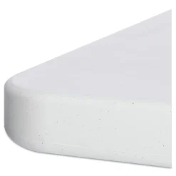 Clearance 65601 96 in. x 30 in. x 29 in. Square Edge Resin Rectangular Folding Table - Platinum Office Furniture & Lighting
