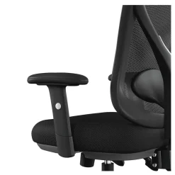 Discount 15 in. - 18.82 in. Seat Height Aeson Series Multifunction Task Chair Supports Up to 275 lbs. - Black Office Furniture & Lighting