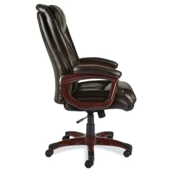 Best 17.13 in. - 20.12 in. Seat Height Darnick Series Manager Chair Supports Up to 275 lbs. - Brown Office Furniture & Lighting