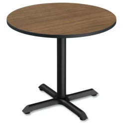 35.5 in. Diameter Round Reversible Laminate Table Top - Espresso/Walnut Office Furniture & Lighting