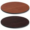 Discount 35.5 in. Diameter Round Reversible Laminate Table Top - Medium Cherry/Mahogany Office Furniture & Lighting