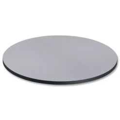 Clearance 35.5 in. Diameter Round Reversible Laminate Table Top - White/Gray Office Furniture & Lighting