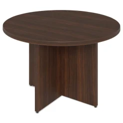 Clearance 48 in. Diameter Seville Round Conference Table - Mahogany Office Furniture & Lighting