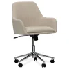 Online 18.9 in. to 22.24 in. Seat Height Mid-Century Task Chair Supports Up to 275 lb - Cream Seat/Cream Back Office Furniture & Lighting