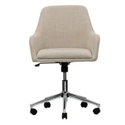 Online 18.9 in. to 22.24 in. Seat Height Mid-Century Task Chair Supports Up to 275 lb - Cream Seat/Cream Back Office Furniture & Lighting
