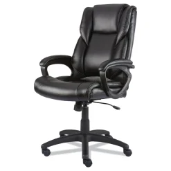 Discount 18.15 in. to 21.77 in. Seat Height Brosna Series Mid-Back Task Chair Supports Up to 250 lbs. - Black Seat/Back, Black Base Office Furniture & Lighting