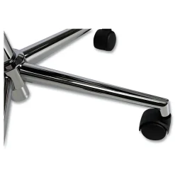 Clearance 18.19 in. to 21.93 in. Seat Height Leather Task Chair Supports Up to 275 lb - White Seat/White Back Office Furniture & Lighting