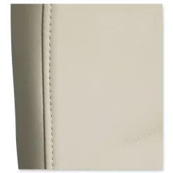 Clearance 18.19 in. to 21.93 in. Seat Height Leather Task Chair Supports Up to 275 lb - White Seat/White Back Office Furniture & Lighting