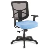 Clearance 17.9 in. to 21.8 in. Seat Height Elusion Series Mesh Mid-Back Swivel/Tilt Chair Supports Up to 275 lbs. - Light Blue Office Furniture & Lighting