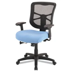 Clearance 17.9 in. to 21.8 in. Seat Height Elusion Series Mesh Mid-Back Swivel/Tilt Chair Supports Up to 275 lbs. - Light Blue Office Furniture & Lighting