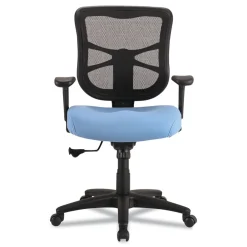 Clearance 17.9 in. to 21.8 in. Seat Height Elusion Series Mesh Mid-Back Swivel/Tilt Chair Supports Up to 275 lbs. - Light Blue Office Furniture & Lighting