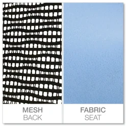 Clearance 17.9 in. to 21.8 in. Seat Height Elusion Series Mesh Mid-Back Swivel/Tilt Chair Supports Up to 275 lbs. - Light Blue Office Furniture & Lighting