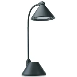 Online 5.38 in. W x 9.88 in. D x 17 in. H LED Task Lamp - Black Office Furniture & Lighting