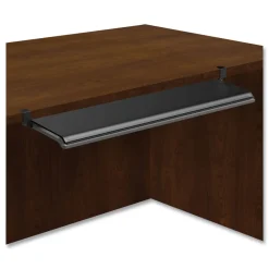 Best 30.7 in. x 13 in. AdaptivErgo Clamp-On Keyboard Tray - Black Office Furniture & Lighting