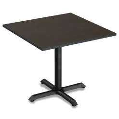 Hot 35.38 in. x 35.38 in. Square Reversible Laminate Table Top - Espresso/Walnut Office Furniture & Lighting