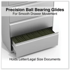 Discount 36 in. x 18.63 in. x 67.63 in. 5 Lateral File Drawer - Legal/Letter/A4/A5 Size - Light Gray Office Furniture & Lighting