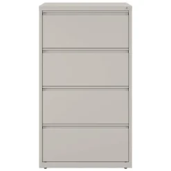 Discount 30 in. x 18.62 in. x 52.5 in. 4 Legal/Letter-Size File Drawers Lateral File Cabinet - Light Gray Office Furniture & Lighting