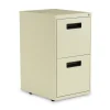 Sale 14.96 in. x 19.29 in. x 27.75 in. 2 Legal/Letter-Size File Drawers Left or Right File Pedestal - Putty Office Furniture & Lighting