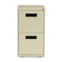 Sale 14.96 in. x 19.29 in. x 27.75 in. 2 Legal/Letter-Size File Drawers Left or Right File Pedestal - Putty Office Furniture & Lighting