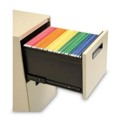 Sale 14.96 in. x 19.29 in. x 27.75 in. 2 Legal/Letter-Size File Drawers Left or Right File Pedestal - Putty Office Furniture & Lighting
