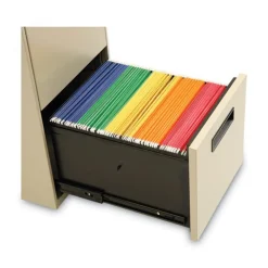 Sale 14.96 in. x 19.29 in. x 27.75 in. 2 Legal/Letter-Size File Drawers Left or Right File Pedestal - Putty Office Furniture & Lighting