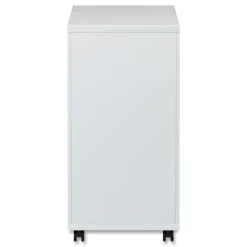 New 14.96 in. x 19.29 in. x 27.75 in. 2 Legal/Letter-Size File Drawers Left or Right File Pedestal with Full-Length Pull - Light Gray Office Furniture & Lighting