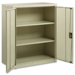 Outlet 36 in. x 18 in. x 42 in. 3 Shelves Economy Assembled Storage Cabinets - Putty Office Furniture & Lighting