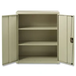 Outlet 36 in. x 18 in. x 42 in. 3 Shelves Economy Assembled Storage Cabinets - Putty Office Furniture & Lighting