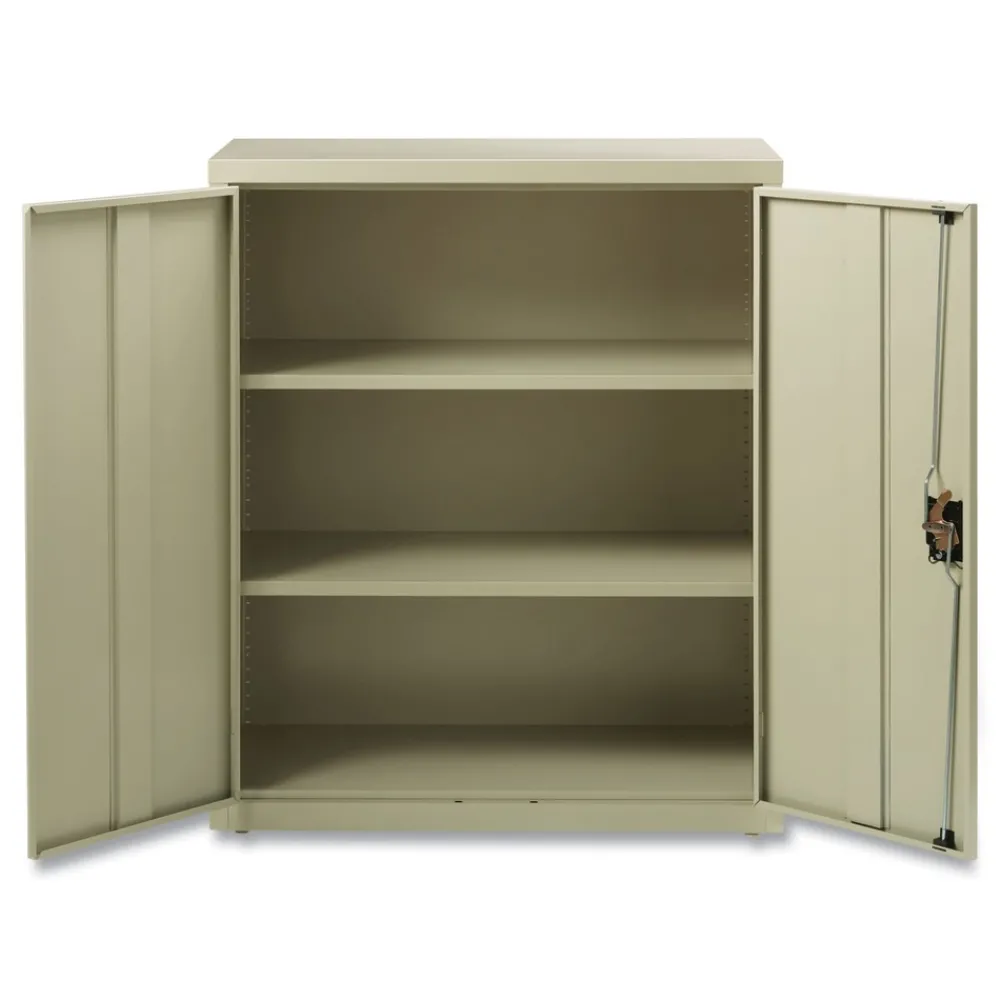 Outlet 36 in. x 18 in. x 42 in. 3 Shelves Economy Assembled Storage Cabinets - Putty Office Furniture & Lighting