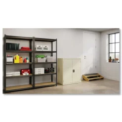 Outlet 36 in. x 18 in. x 42 in. 3 Shelves Economy Assembled Storage Cabinets - Putty Office Furniture & Lighting