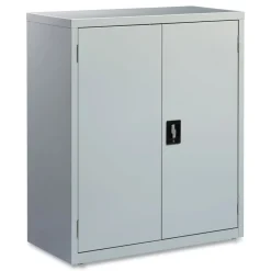 Outlet 36 in. x 18 in. x 42 in. 3 Shelves Economy Assembled Storage Cabinets - Light Gray Office Furniture & Lighting