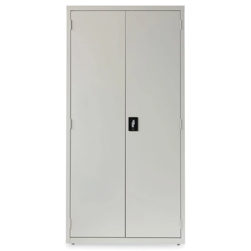 Best 36 in. x 18 in. x 72 in. 5 Shelves Economy Assembled Storage Cabinets - Light Gray Office Furniture & Lighting