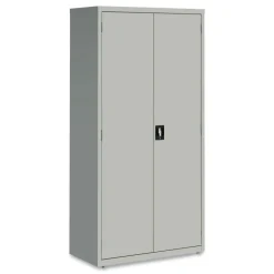 Best 36 in. x 18 in. x 72 in. 5 Shelves Economy Assembled Storage Cabinets - Light Gray Office Furniture & Lighting