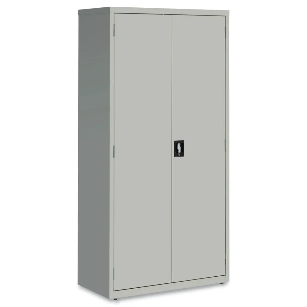 Best 36 in. x 18 in. x 72 in. 5 Shelves Economy Assembled Storage Cabinets - Light Gray Office Furniture & Lighting