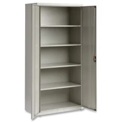 Best 36 in. x 18 in. x 72 in. 5 Shelves Economy Assembled Storage Cabinets - Light Gray Office Furniture & Lighting