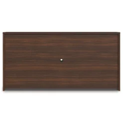 72 in. x 16 in. x 36 in. 4-Compartment Seville Hutch with Doors - Mahogany Office Furniture & Lighting